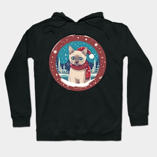 Tonkinese Cat Xmas, Love Cats Hoodie